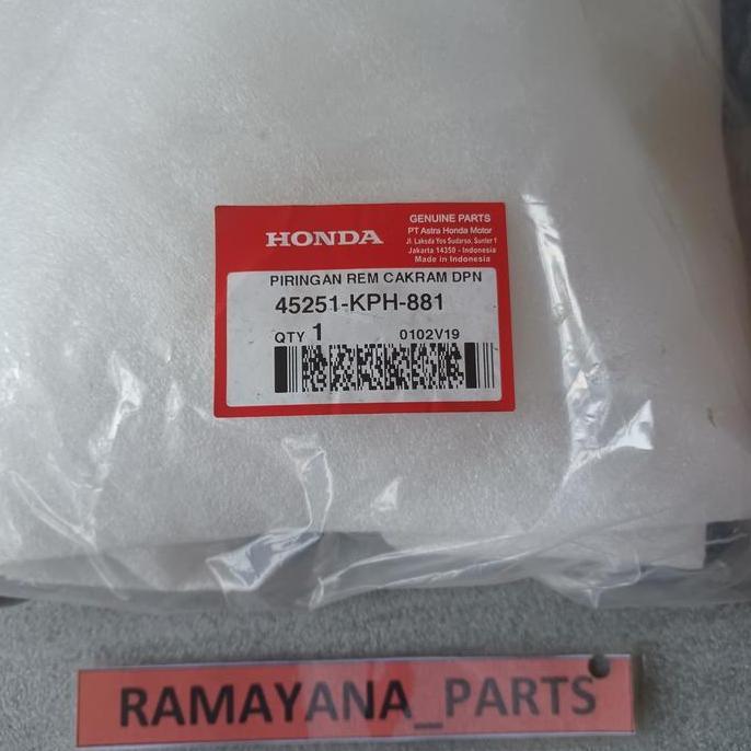 Disk Fr Brake Karisma Supra X 125 45251Kph881