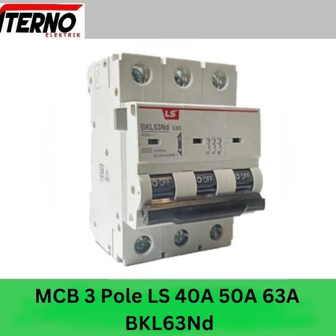 Sale Mcb Ls 3P 40A 50A 63A 6Ka Bkl63Nd