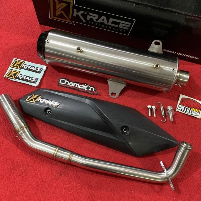 Promo Knalpot Standar Racing Krace K Race Yamaha New Nmax Turbo Tech Max Neo S 2024 Up