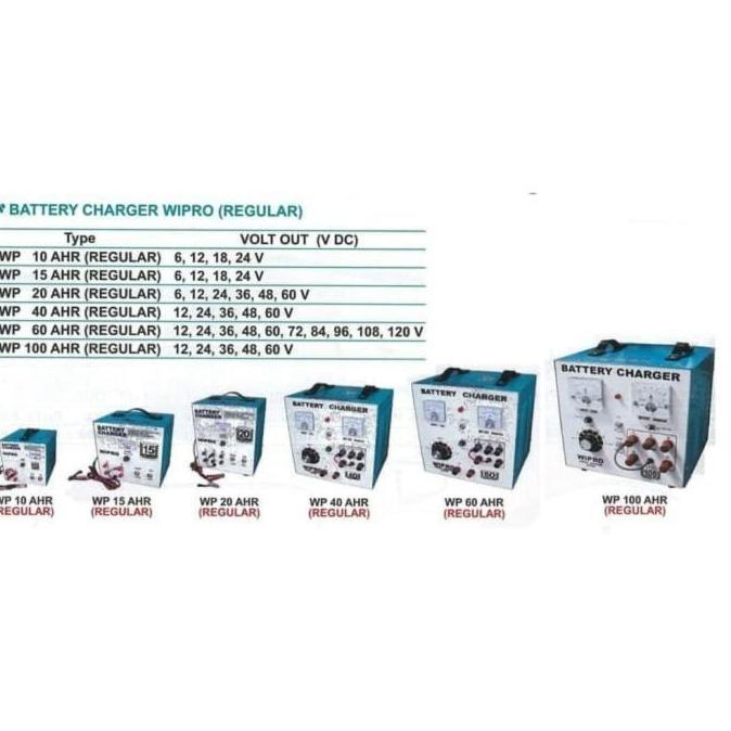 Sale Battery Charger Accu 40A Wipro Wp 40A Ahr/Charger Aki Wipro Wp40A