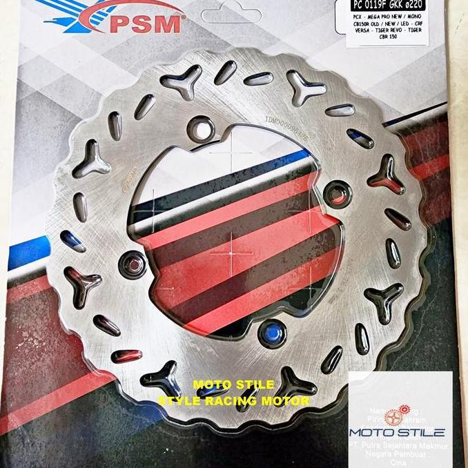 Piringan Cakram Belakang Psm Honda Cbr 150 / Honda Tiger Old / Tiger Revo / Honda Pcx 150 / Honda Pc