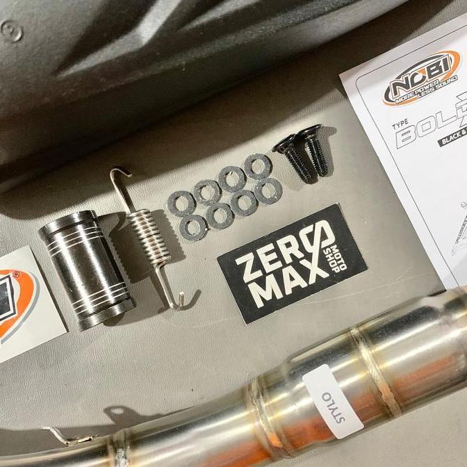 Sale Knalpot Standar Racing Nobi Nob1 Bold X Stainless Stylo 160 Original