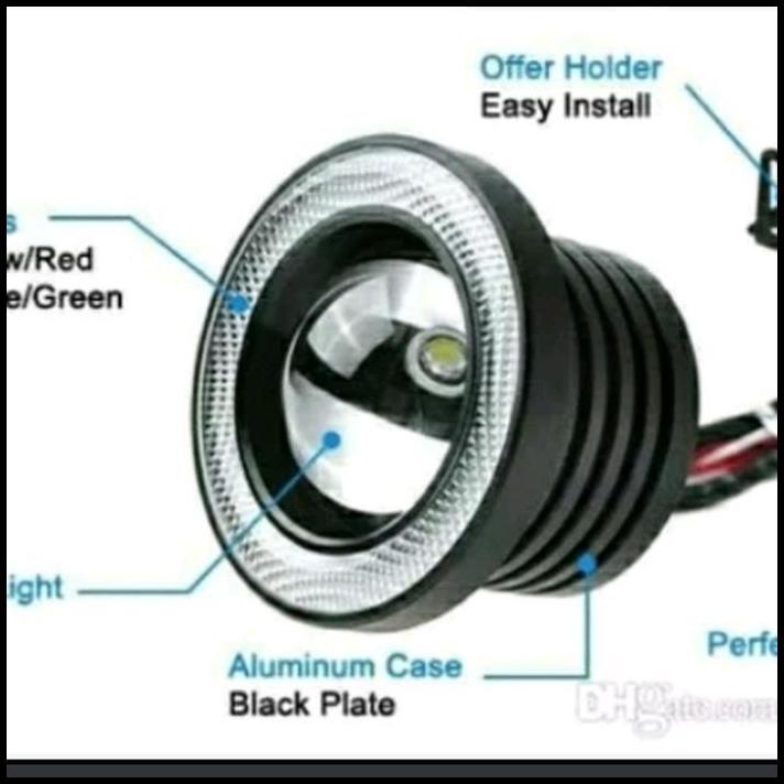 TERBARU FOG LAMP ENGEL EYES RING 89 LED 2 WARNA MOBIL ALL NEW AGYA/AYLA 