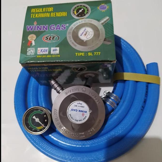 Regulator Matic WINN GAS SL 777 Manometer Selang Gas LPG 700 PSI