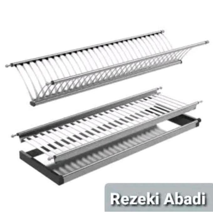Rak Piring - Rak Gelas Stainless - Rak Lemari Kitchen Set