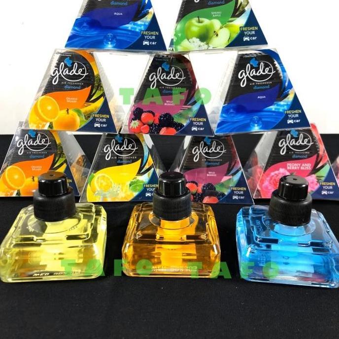PARFUM DASHBOARD PEWANGI MOBIL GLADE DIAMOND MEWAH PIRAMID