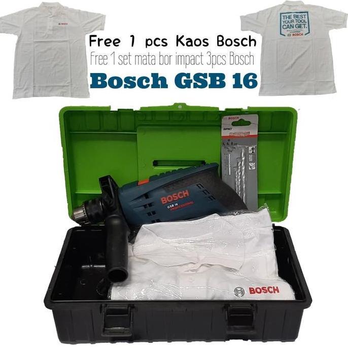 Promo Bosch Mesin Bor 16Mm Gsb 16 - Bosch Gsb16 Bonus Lainnya