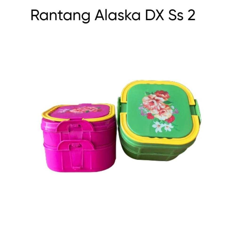 sale Rantang Susun 2 Plastik / Rantang Makanan Motif Bunga / Rantang Susun 2 / Rantang Susun Makan