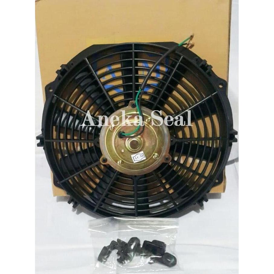 EXTRA FAN 12" INCH 12V (TIUP) AC MOBIL KIPAS BACO EKSTRA UNIVERSAL READY