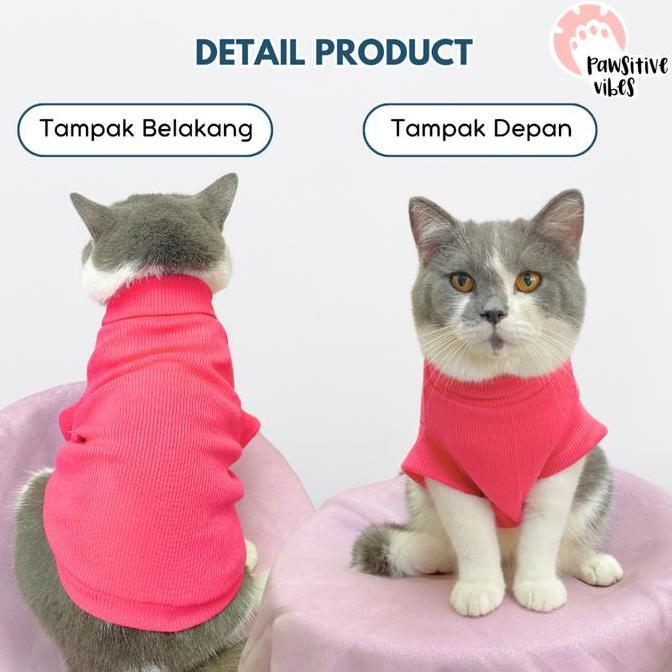 baju kucing dan baju anjing turtleneck korea turtleneck for dogs cats