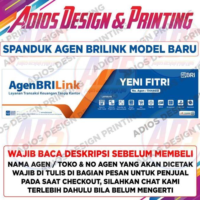 Spanduk Agen BRILink / Banner Agen BRILink