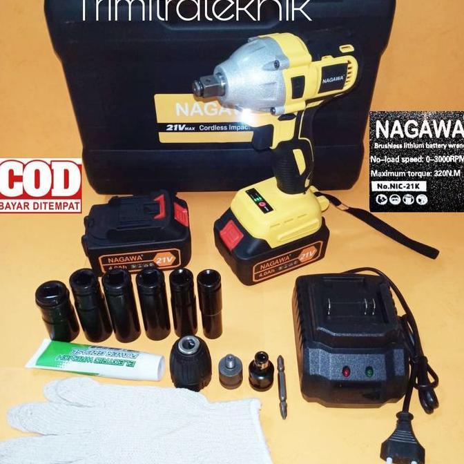 Impact Brushless Nagawa 21Max 4.0Ah Full Set