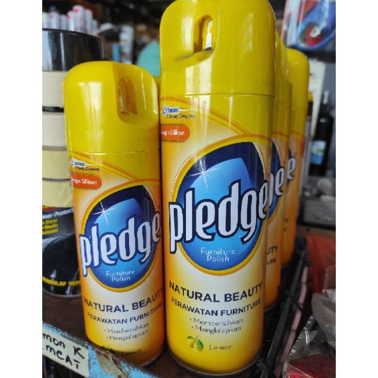Tahan Lama  Pledge Lemon  "Pembersih Dan Pengkilap Body Motor "