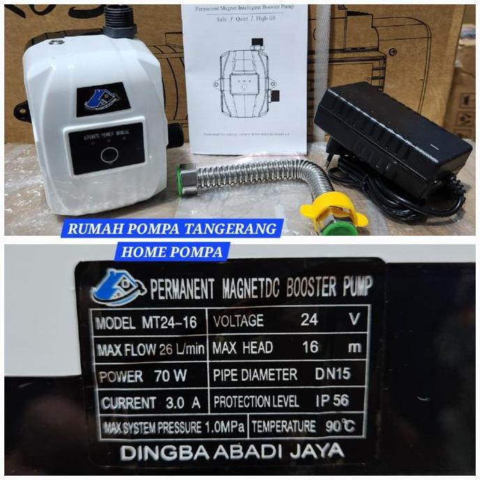 Promo Pompa Pendorong Dc 24 Volt Pompa Booster 50 Watt Arus Dc Pompa Dorong Tekanan Air