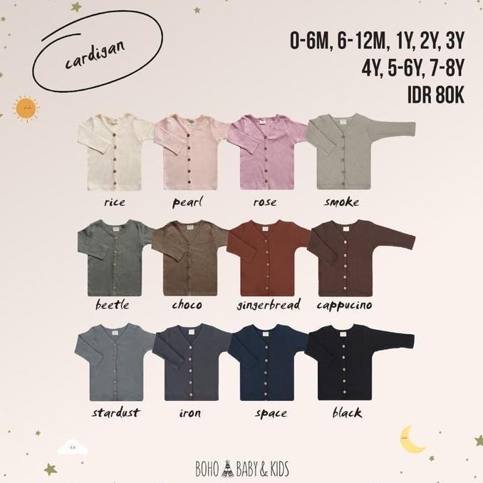 Bohobaby Cardigan Seri 2