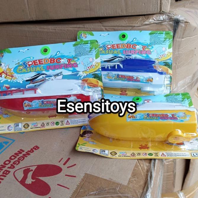 Mainan Speedboat Motor Boat Bisa Jalan Diatas Air Perahu Bisa Jalan Diatas Air Mainan Edukasi Anak