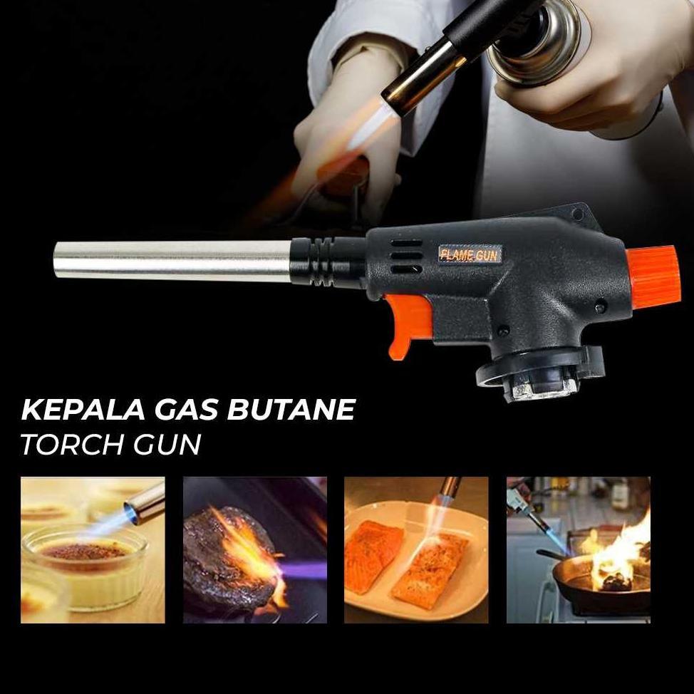 CYCLONE Kepala Gas Butane Cyclone Flame Torch Jet Fire Gun - 930
