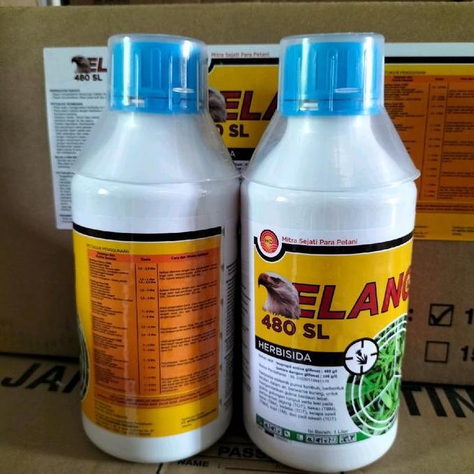Obat Rumput Herbisida Elang 480 SL 1 Liter Pembasmi Rumput Tuntas Sampai Akar