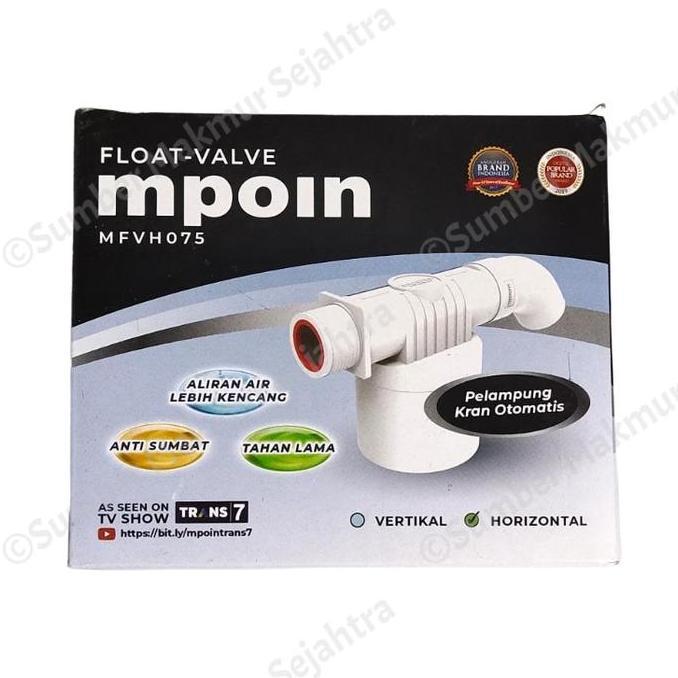 Pelampung Otomatis Kran Toren Air Mpoin Float Valve Horizontal