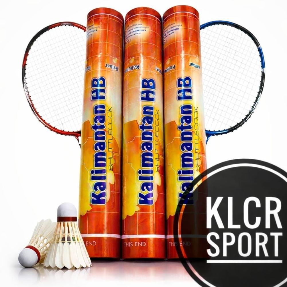 HEMAT Suttlecock KALIMANTAN HB ORI Shuttlecock Badminton 1 Slop Isi 12 Pc