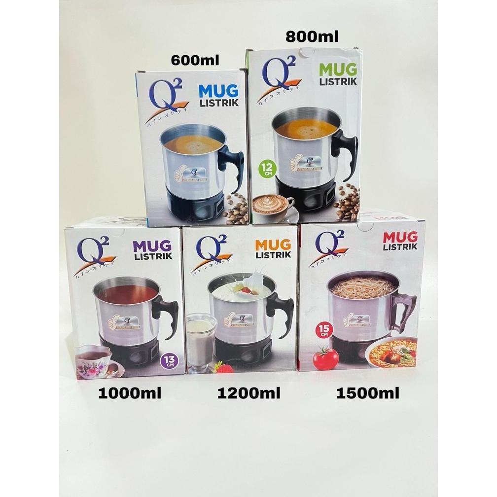 TERBARU Teko Mug Pemanas Air Mini Listrik Elektric Heating Cup Stainless