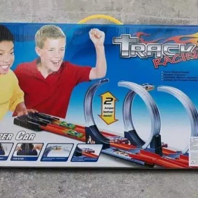 Mainan Track Racing /Arena Hotwheels 2 Jalur