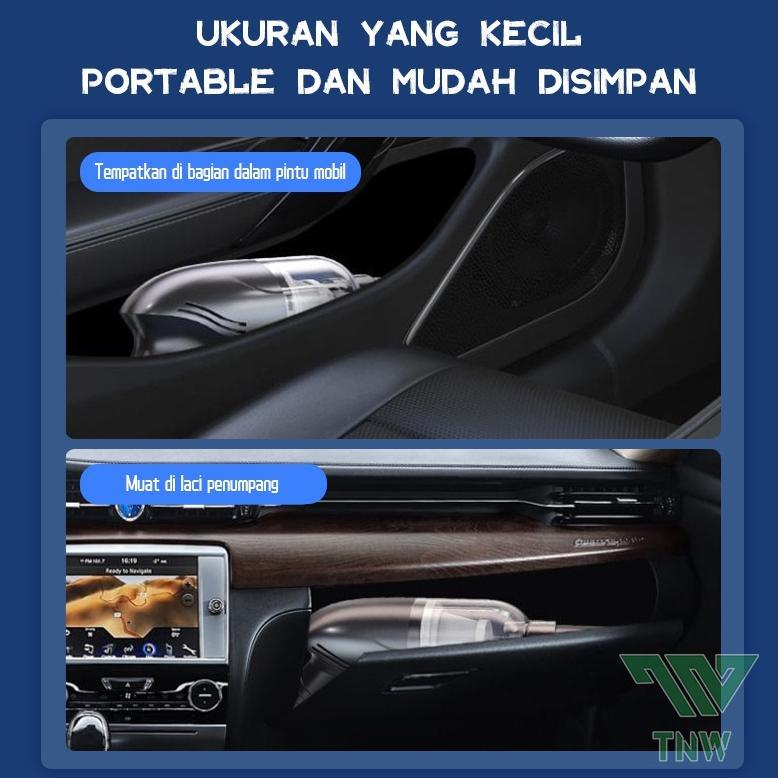 SYAHLASQUARE TNW HC5 15000PA VACUM CLEANER PORTABLE PENYEDOT DEBU MINI WIRELESS VACUUM CLEANER HANDH