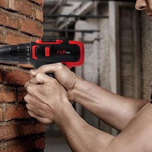 Jld 12V Bor Cordless 10Mm Koper Fullset Aksesoris Bor Cas 1 Baterai Original