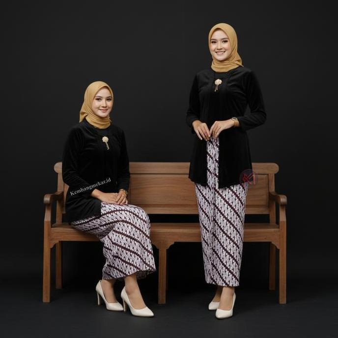 PR0M0 ORIGINAL ROK WIRON BATIK (TANPA SELENDANG) - Rok lipit jawa exlusive High Quality Kain Katun M