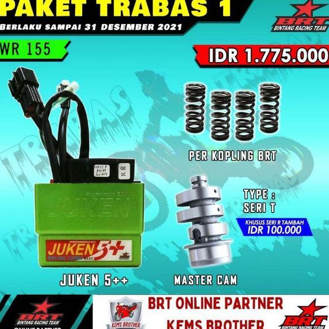 ZISIMAHE PAKET BRT WR155 TRABAS 1.