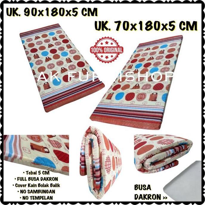 Kasur Lipat Busa Dakron Murah Tebal 5 CM - Kasur Lantai Ekonomis
