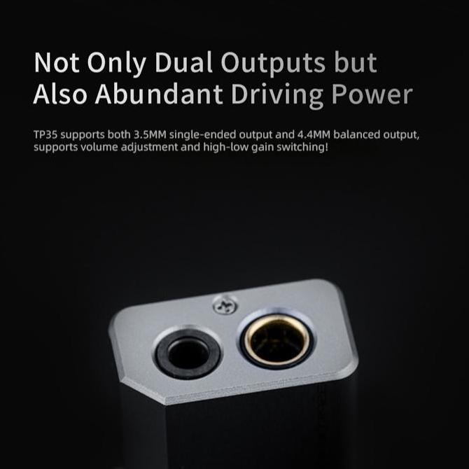 Odio- Epz Tp35 / Tp35 Pro Dual Cs43198 Dac Chip Amplifier Earphone Adapter