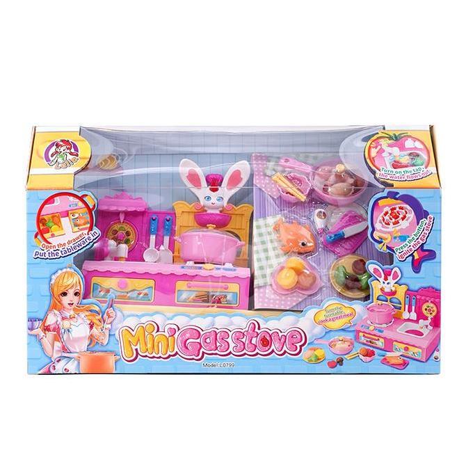 OhSome Lelia Mini Set Mainan Kompor Miniatur Toys