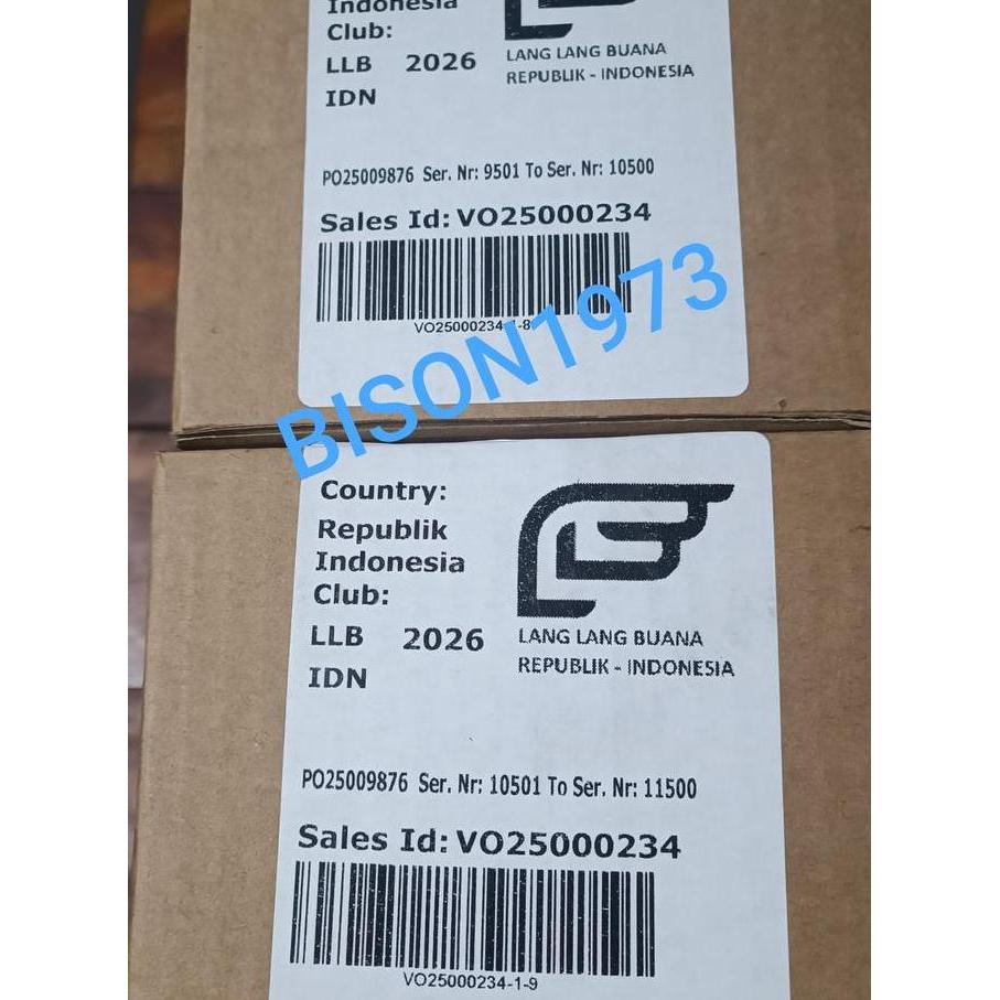 PAKET 10 BIJI RING LLB 2026 MERPATI POS/RACING PIGEON (BLUE/BIRU)