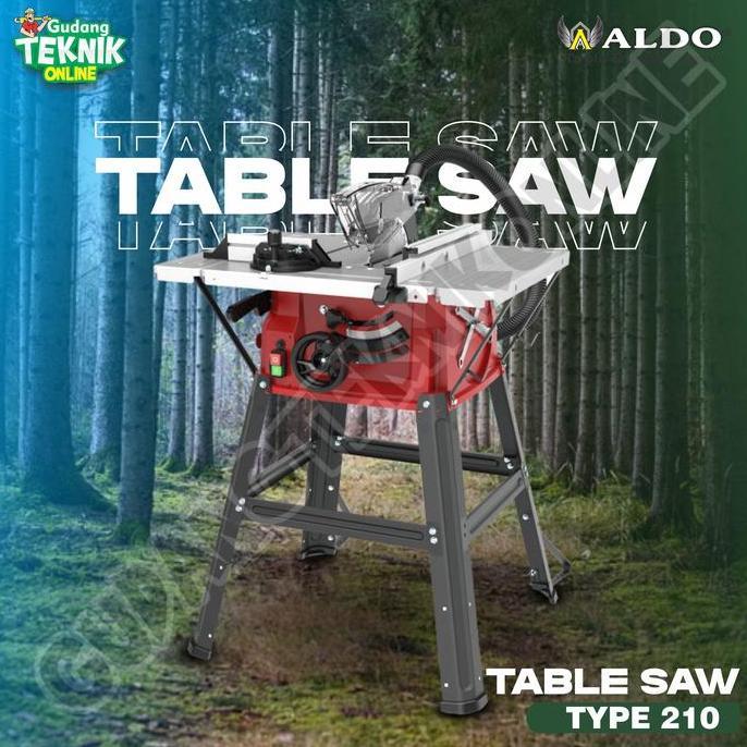 CEFRUCHE Table Saw 8" ALDO 210 / Table Saw 8Inch 210 ALDO - Mesin Gergaji Meja 8 inch ALDO