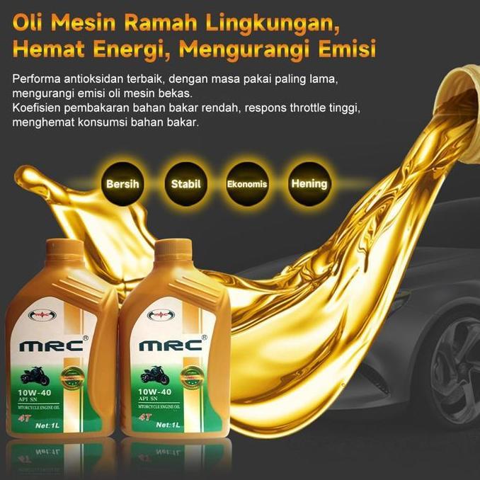 Topsellerijawa - MRC Oli Mesin 1W-4 1 Liter Bensin Solar Diesel Full Synthetic SP SN