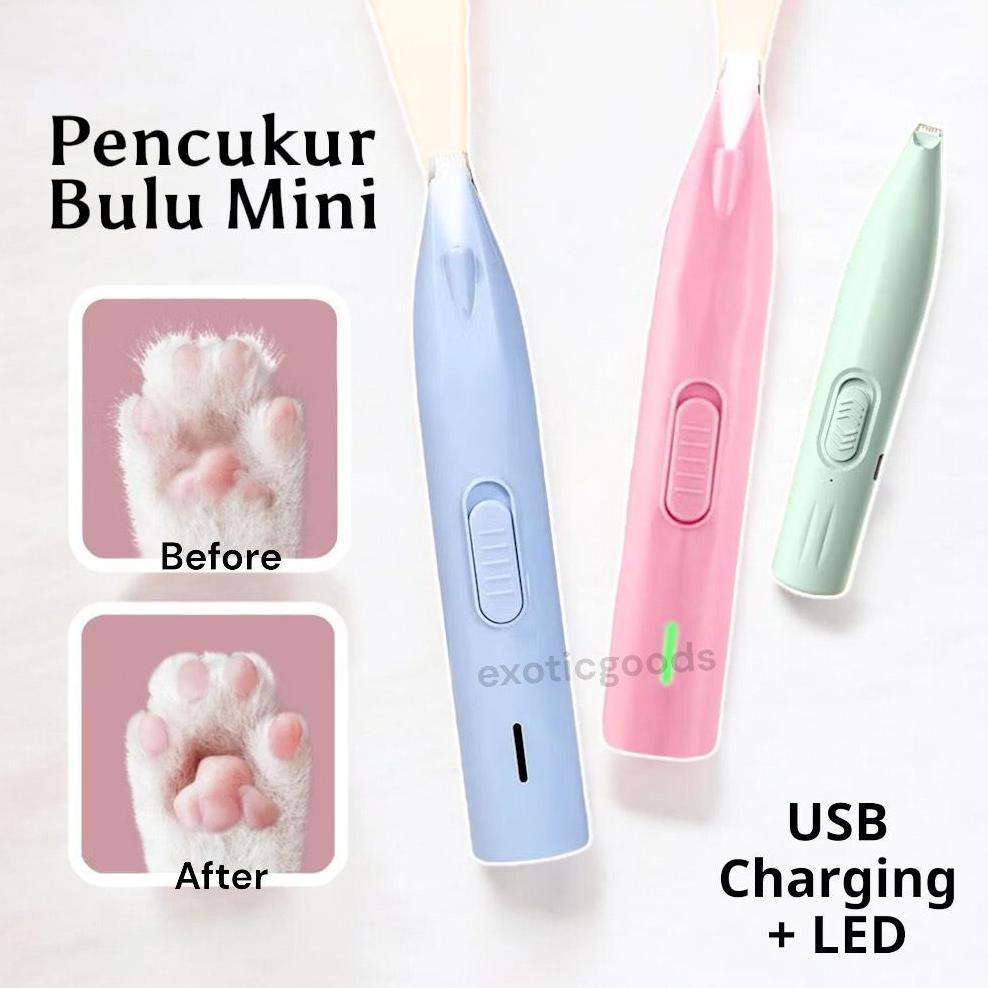 PENCUKUR BULU KAKI ELEKTRIK ANJING KUCING ALAT CUKUR ANJING ALAT CUKUR KUCING ALAT GROOMING HEWAN