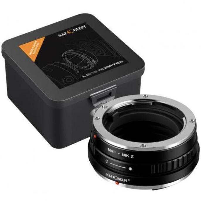 TERBARU - K&F Concept KNF Lens Adapter | MAF - NIKZ | Lensa Minolta MA AF Mount Lens to Body Camera 