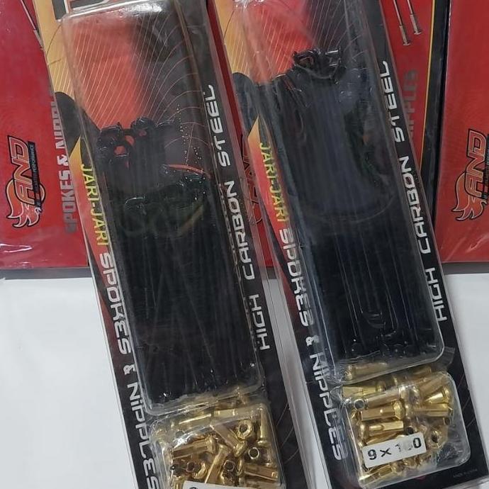 Jari jari Hitam Matic Ring Velg 14 Khusus Ukuran 89x130 Beat,Vario,Mio,Scoopy Set/Sepasang