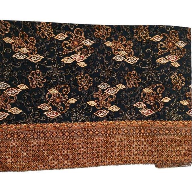 Hadirpopuler- Bahan Batik Semi Sutra Silk Untuk Kemeja Pria Rok Dress Kain Batik Sutra Silk Untuk Se