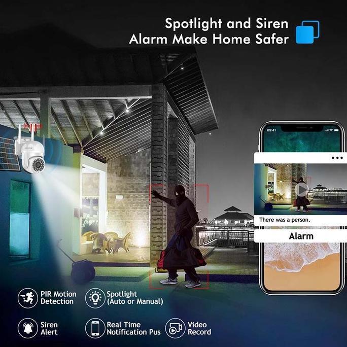 Looking- Eyesec Cctv Outdoor 1080P Ip66 Stc Ip Camera Cctv Wifi App Eseecloud