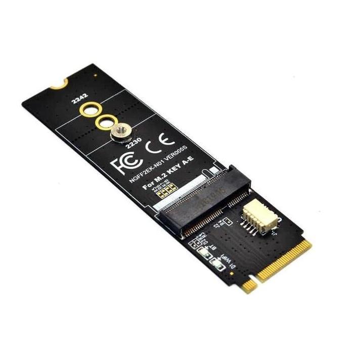 M.2 KEY-M to KEY A-E/E Adapter Riser Card for M.2 NGFF PCIE WIFI CARD