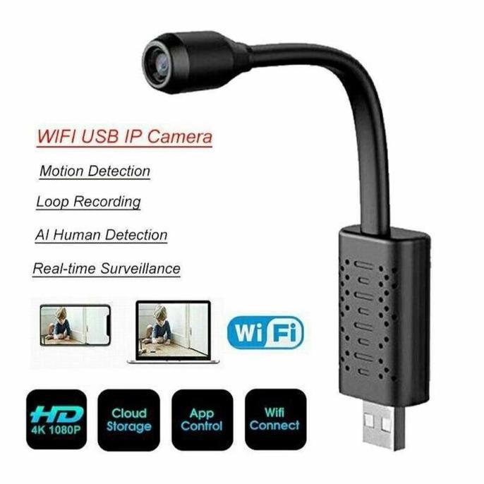 Looking- Paket Lengkap Cctv V380Pro Usb Cam Plus Memory Card Bisa Cod/ Cctv Usb/ Usb Camera Kamera S