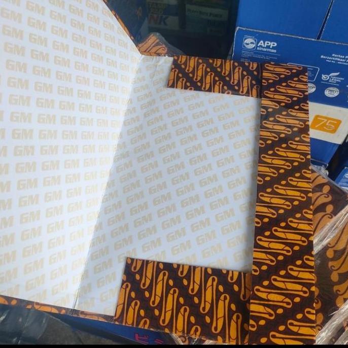 Hadirpopuler- Map Kain Batik Lapis Plastik Gm Tebal Harga 1 Pcs Motif Random