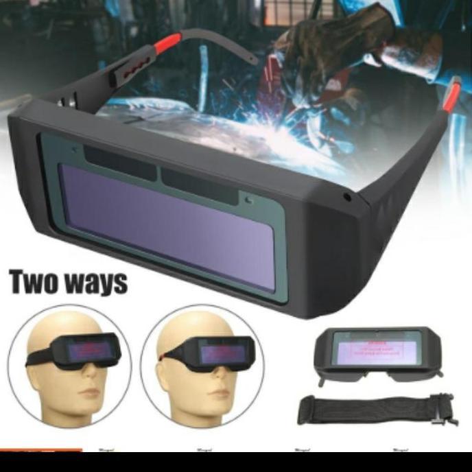 Cod,Bisa- Kaca Mata Las Otomatis/Welding Glass/Auto Dark Welding Glass/Kaca Las