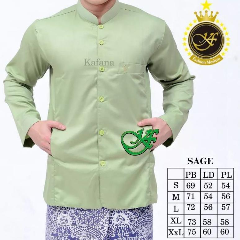 terbaru baju koko semi jas kafana ukuran s m l xl xxl | model terompah | koko habaib kafana dewasa
