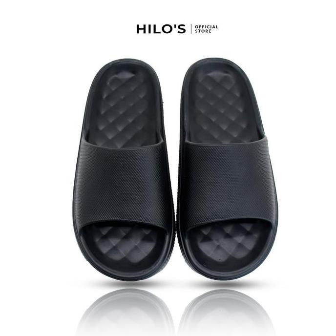 Hilo's - Sandal Selop Pria Polos Empuk Karet EVA Shoes Sandal Selop Kece Cowok
