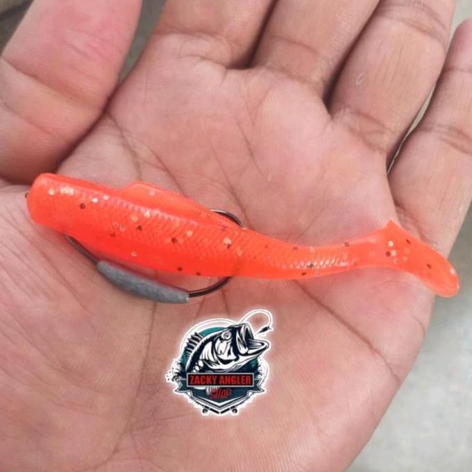 SOFT LURE Paddle Tail  8 Cm (Lazarus) Umpan Casting Gabus terlaris