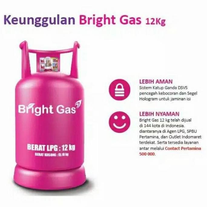 Tabung Brht Gas 12kg + isi Tabung k 12kg + isi