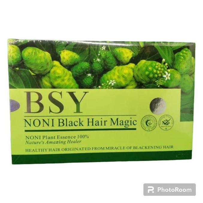 BSY NONI BLACK HAIR MAGIC ASLI BPOM Shampoo Uban Alami/Shampo BSY UBAN